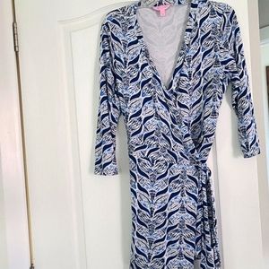 Lilly Pulitzer 3/4 sleeve romper